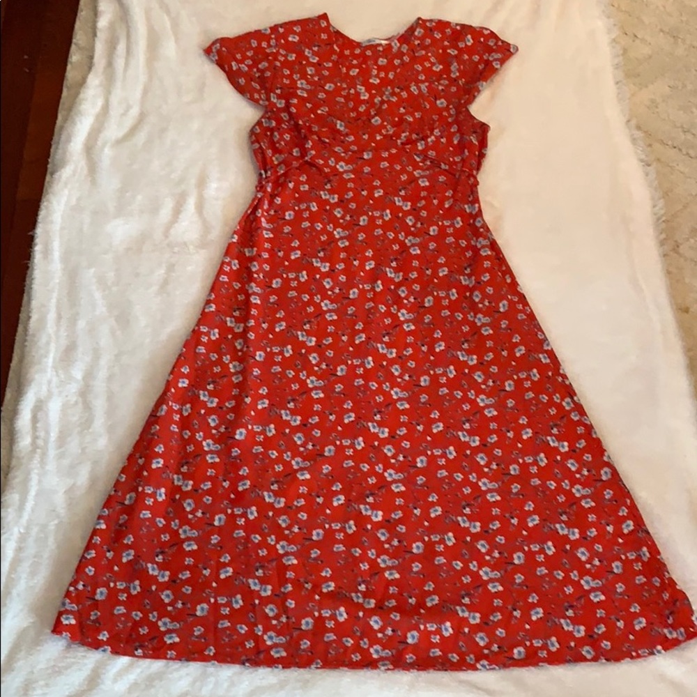 Urban Outfitters Kimchi Blue Floral Vintage Dress